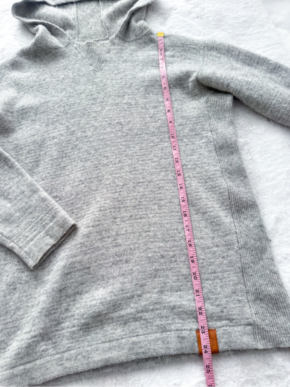PAKA The Hoodie Royal Alpaca Sweater in Light Grey - Picture 14 of 14